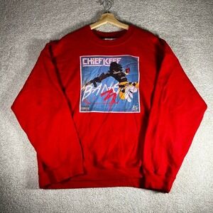 Chief Keef bang part 3 red graphic rap crewneck sweatshirt Size XL